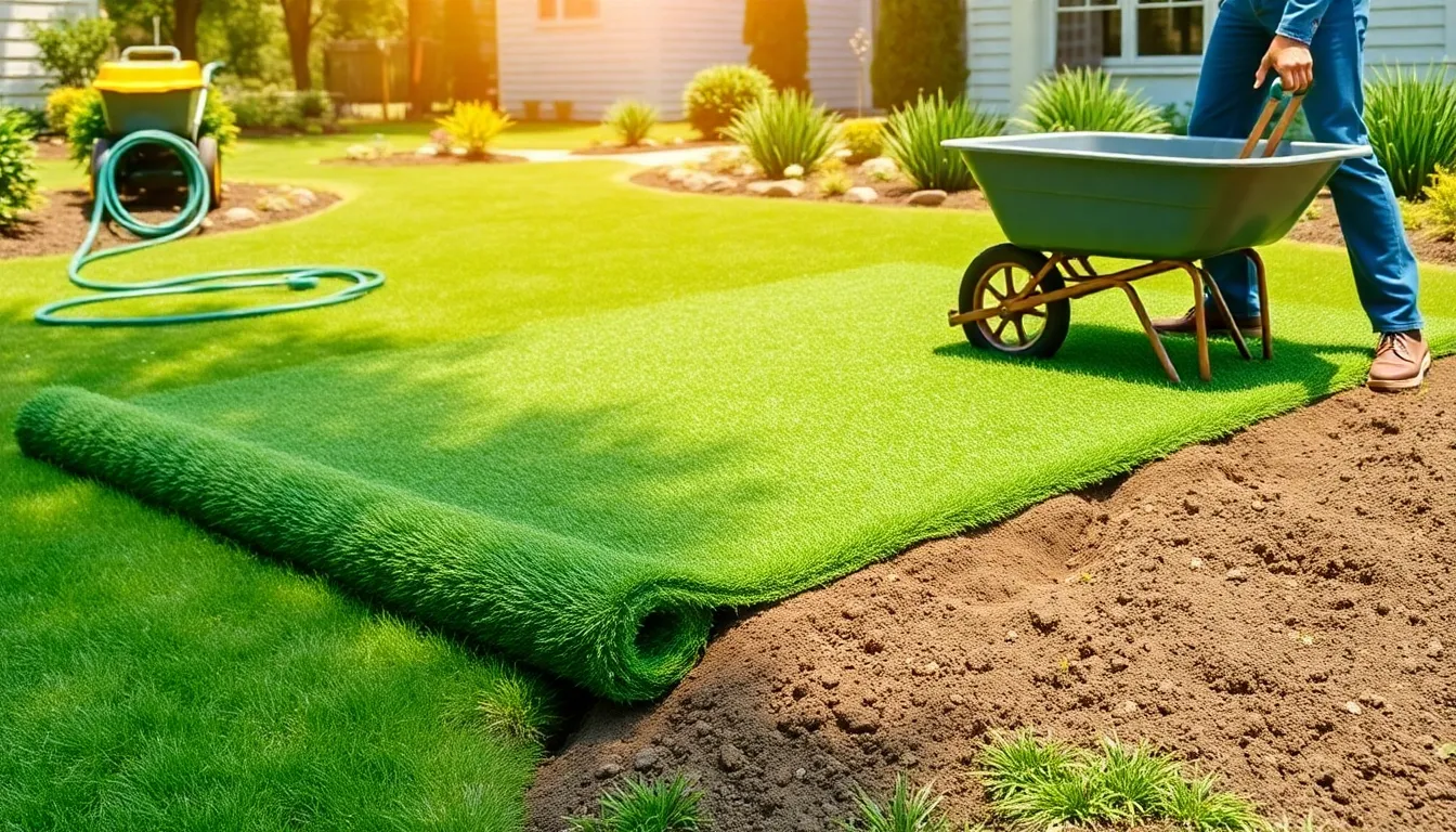 Sod Calculator — professional construction photography